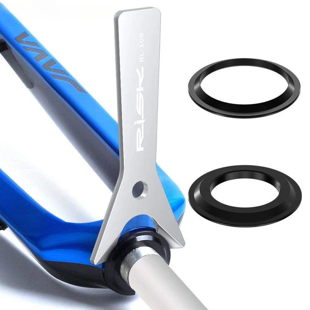 Bicycle Fork Headset Disassembly Tool Mountain Road Bike Bottom Race Removal Bottom Plug Remover Repair Service Tool