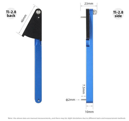 TOOPRE Bicycle Chain Measuring Device Wear Measuring Ruler Mountain Road Bicycle Chain Stretching Detection Tool