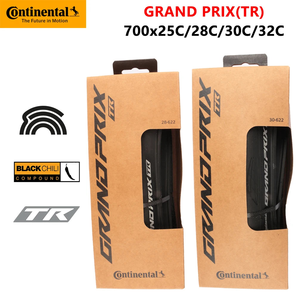 Continental Grand Prix TR Road Bicycle Tires Anti Puncture Tubeless Tire 700x25C/28C/30C/32C   Black Chili Road Bicycle Tires