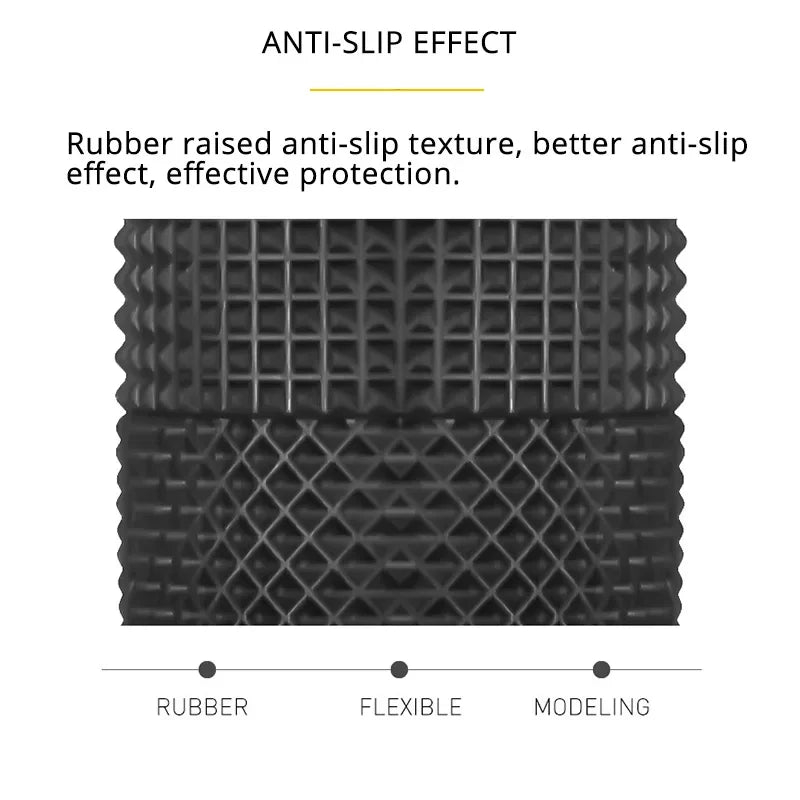 Rubber Handlebar Grips MTB Alloy Bilateral Lock