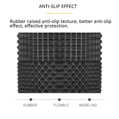 Rubber Handlebar Grips MTB Alloy Bilateral Lock