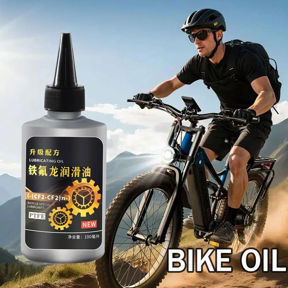  Bicycle Lube Chain Oil 100ml Dry Chain Lubricant Bike Gear Waxy Maintenance Oil Bike Special Lubricant Chain Gear Oil