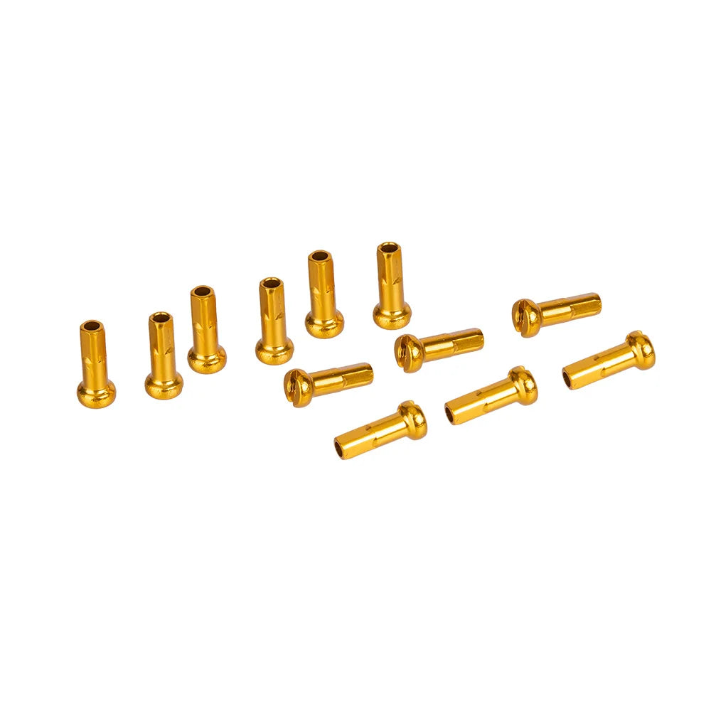ZTTO 72pcs Nipples 14G 2.0 14mm 2.0mm Ultralight High strength alloy Colorful