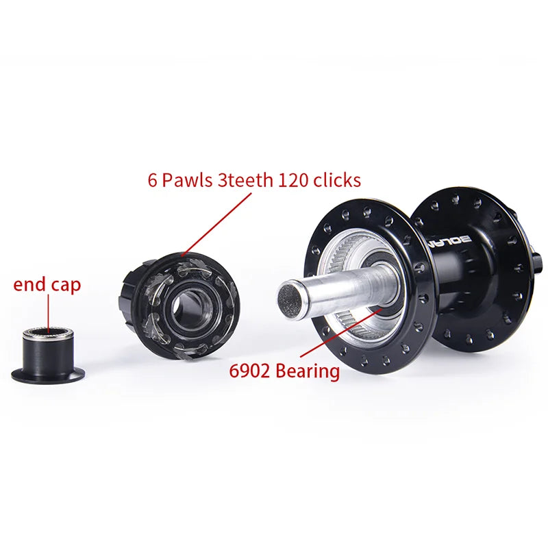 BOLANY  Hubs 110x15 148x12  XD/HG/MS 32 Hole