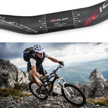 Carbon mountain bike handlebar  MTB 3k 31.8*680 760mm swallow-shaped handlebar