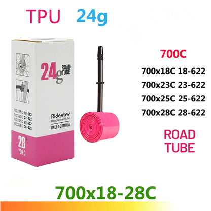 RideNow TPU Bike Inner Tube 700C 700x18 23 25 28 32 35 37 40 47C Road Bicycle Tire MTB Bike Camera 29x1.5 1.75 1.9 Pneu Aro