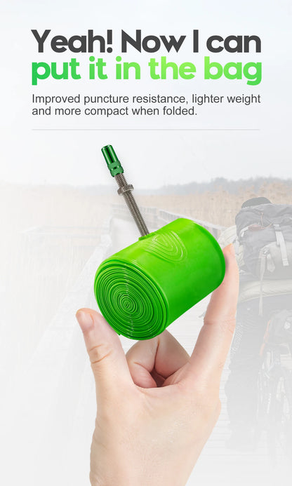 Ultralight Mountain Bike Inner Tube MTB 26 27.5 29 Inches Bicycle TPU Tire 45mm Metal French Presta Valve Anti-Oxidation CYCLAMI