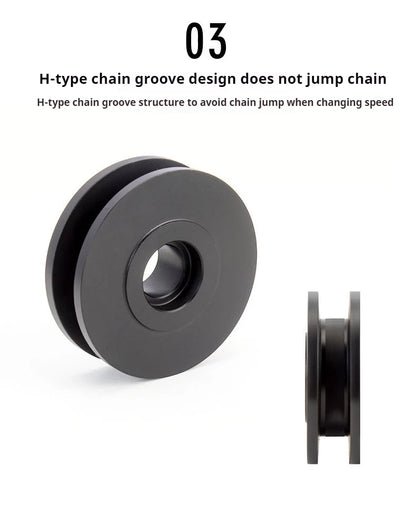 TOOPRE Chain Holder Virtual Flywheel Bicycle Mountain Road Washing Chain Chain Holder Tensioner Tool