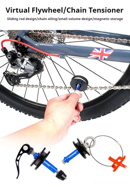 TOOPRE Chain Holder Virtual Flywheel Bicycle Mountain Road Washing Chain Chain Holder Tensioner Tool