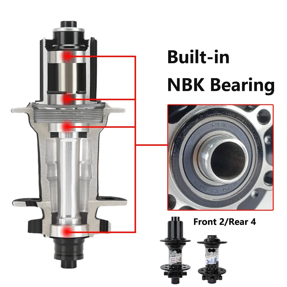 TANKE MTB BOOST 148 Bicycle Hubs 120 Click 6 Claws Bearing 32H 28H HG XD MS Disc Brake Micro Spline 8 9 10 11 12 Speed
