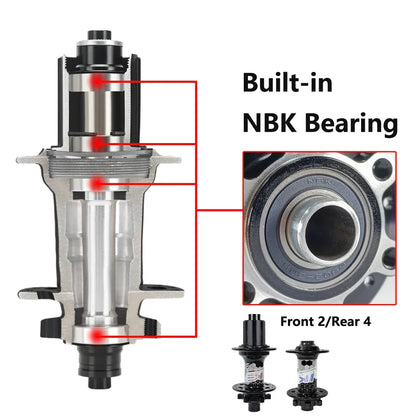 TANKE MTB BOOST 148 Bicycle Hubs 120 Click 6 Claws Bearing 32H 28H HG XD MS Disc Brake Micro Spline 8 9 10 11 12 Speed