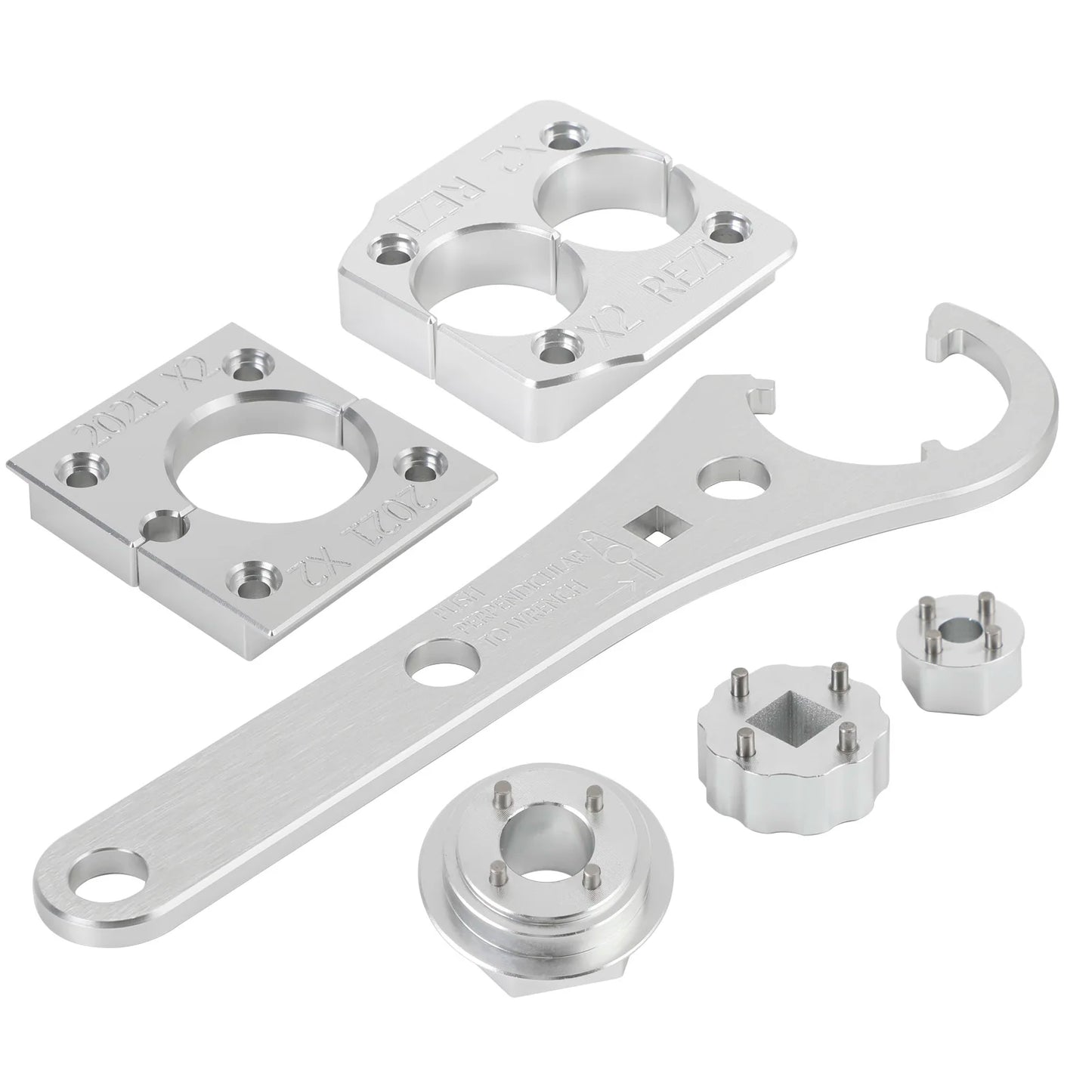 Float Shock Rebuild Tool Kit Vise Clamp+Sealhead+4 pin Sockets for Fox X2 2021