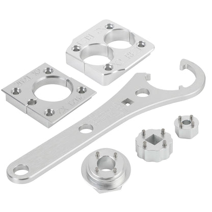 Float Shock Rebuild Tool Kit Vise Clamp+Sealhead+4 pin Sockets for Fox X2 2021