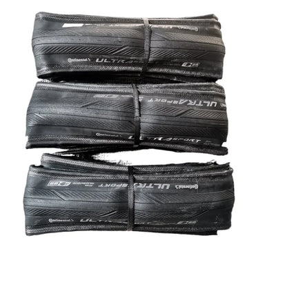 Continental 700x25C Ultra Sport 3  Original OEM Folding Bicycle Tire PureGrip Compound Black Foldable  Road Bike Tyre