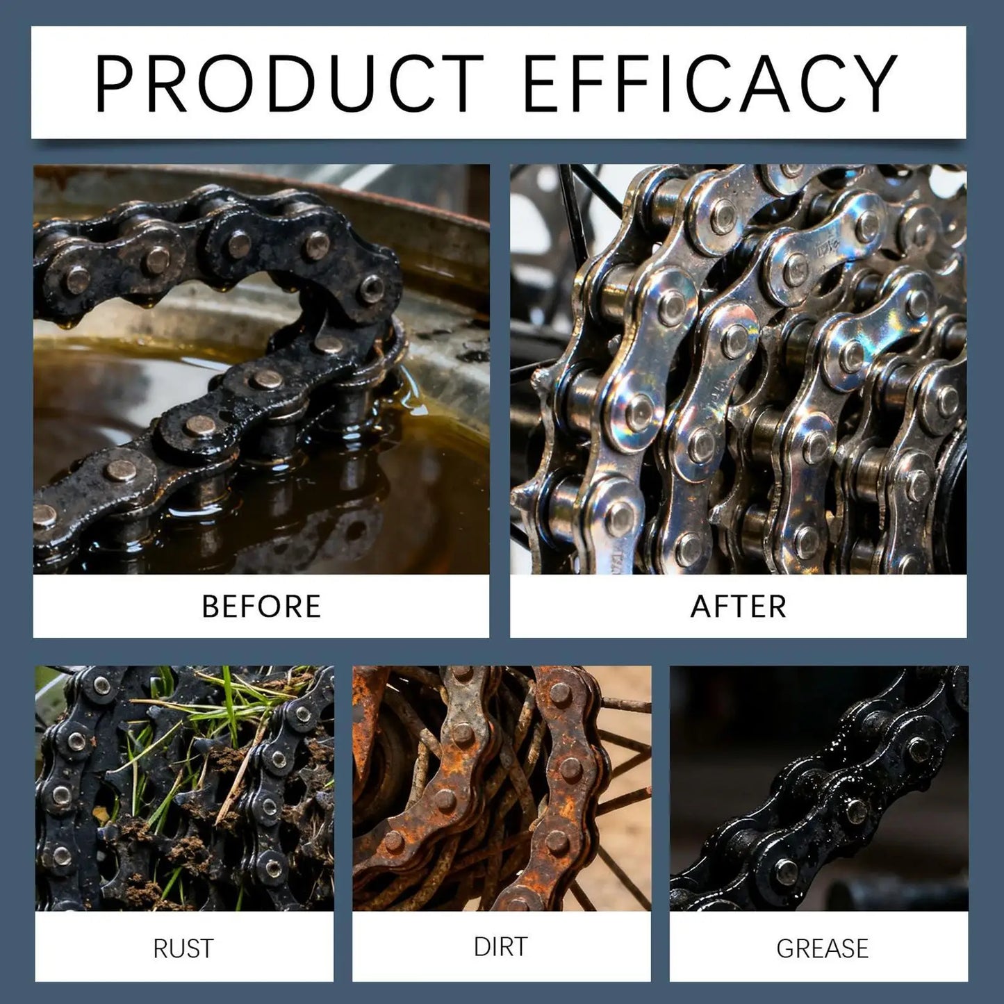 120ml Wax Based Bike Chain Lube MTB Motorcycle Lubricant for Dry/Wet Conditions Chain Cleaner Maintenance
