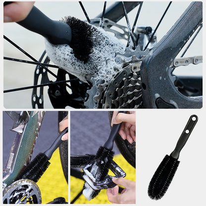 Bicycle Bike Cleaning Tools Set Bike Clean Brush Kit Bicycle Cleaning Brush Tool Set for Mountain Road City BMX and Folding Bike