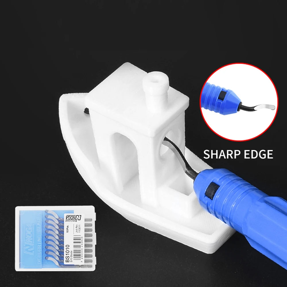 Hand Metal Deburring Tool Kit Router Bit Rotary Deburr Blades Precision Edge Remover For Wood Plastic Aluminum Copper Steel Tool