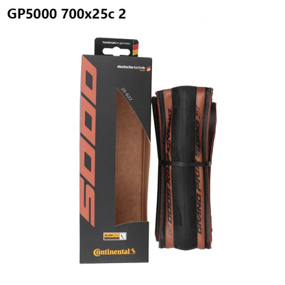 Continental Grand Prix 5000 GP5000 Road Bicycle Tire 700x23C/25C/28C/30C/32C Black/Yellow/Brown Folding Road Bike Tire