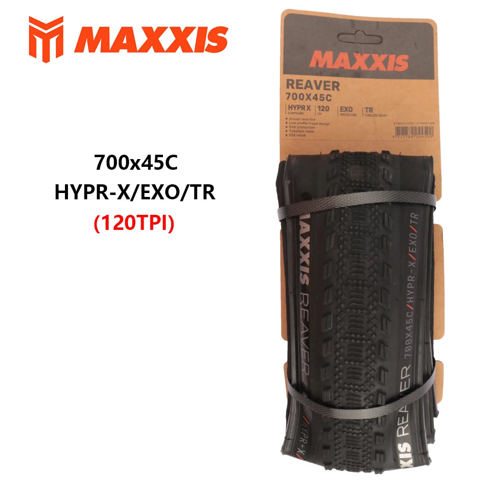MAXXIS New REAVER RAMBLER RECEPTOR ASPEN ST Gravel Tire HYPR-X Tubeless Gravel Bike Tires 700x40C/45C/55C Off Road Bicycle Tires