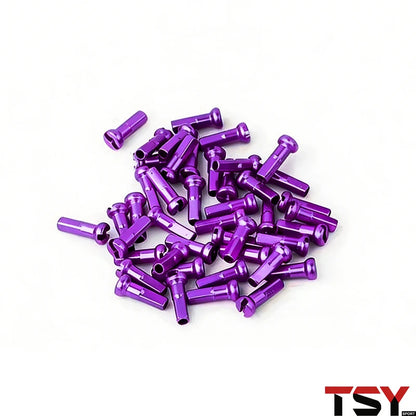 100Pcs 14G Colorful Spoke Nipples 14mm Alloy