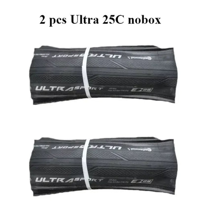 Continental 700x25C Ultra Sport 3  Original OEM Folding Bicycle Tire PureGrip Compound Black Foldable  Road Bike Tyre