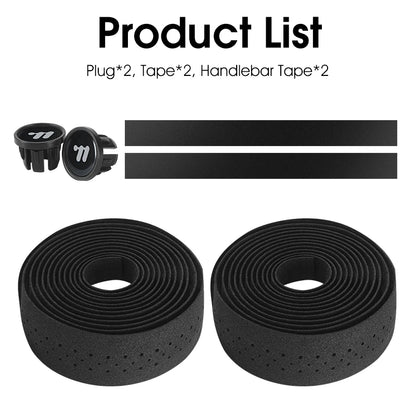 WEST BIKING Bicycle Handlebar Tape EVA High Elastic Bike Bar Tape Breathable Shock Absorption Tapes MTB Road Bike Accessories