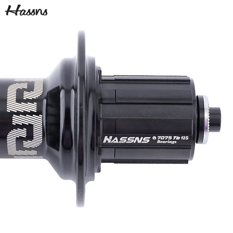 HASSNS  Hub 6-Pawl 72T QR 32H/36H 4-Sealed Bearings Disc Brake Freehub for 7-12 Speed Dirt Jump