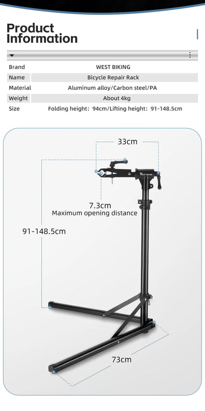 WEST BIKING Foldable Bicycle Repair Stand