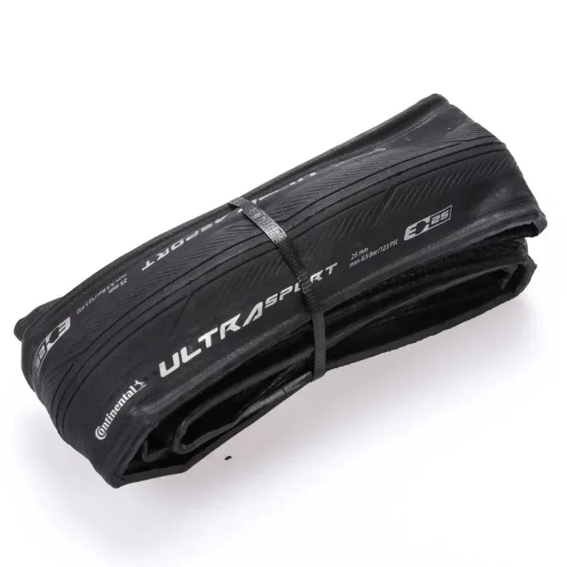 Continental 700x25C Ultra Sport 3  Original OEM Folding Bicycle Tire PureGrip Compound Black Foldable  Road Bike Tyre