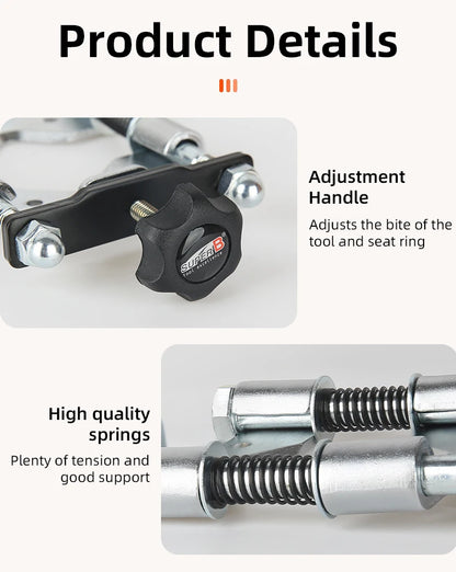 SUPER B Bicycle Repair Tools Crown Race Remover for 1", 1-1/8", 1-1/4" and 1-1/2" Fork with Replaceable Blades Design