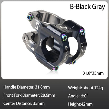 CNC MTB Stem 31.8 Ultralight Handlebar Stem 35mm Aluminum