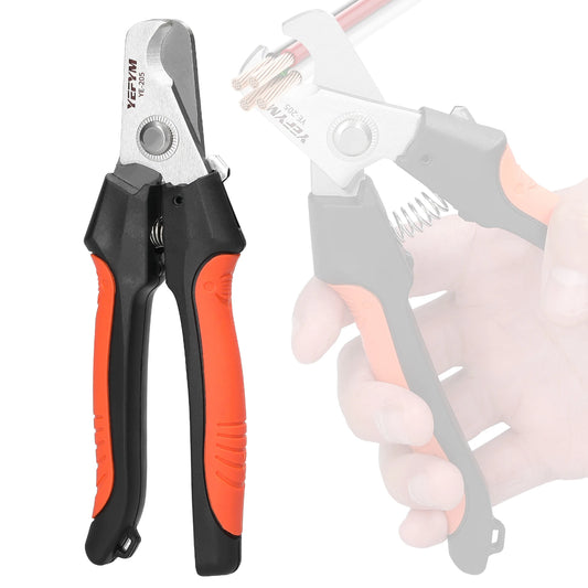 Cable Cutter Cable Stripper Cable Cut Pliers Electrician Wire Cutting Plier Portable Hand Tool Copper Wire Aluminum Wire Cutter