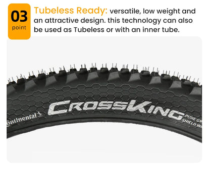 Cross King 27.5x2.0 29x2.0 MTB 29x2.3 Foldable Mountain Bike Tire 180TPI ShieldWall System Bicycle Folding Tyre Tubeless Ready