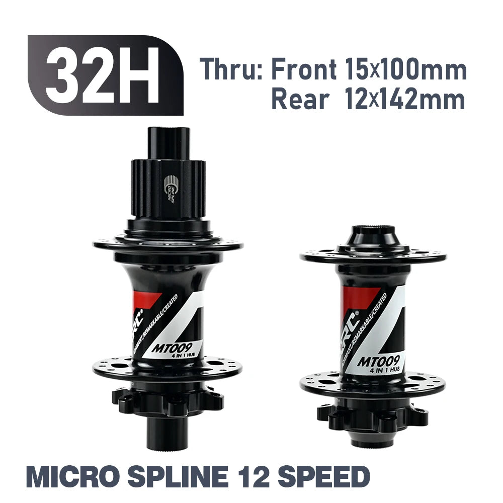 ARC 009 32 Holes 4 Sealed Bearing Hubs HG/XD MS 8 9 10 11 12-speed 6 Claws 114 Clicks