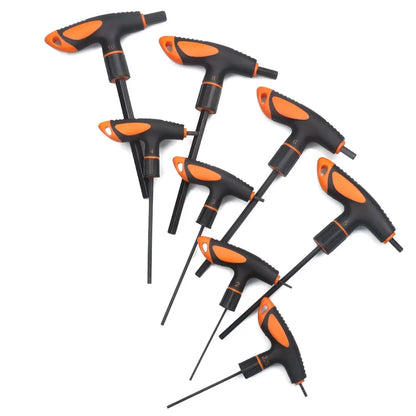 T Handle Allen Wrench Set Metric, Thandle Tee Handle Allen Hex Key Set, 2 2.5 3 4 5 6 8 10mm,8 Pcs HeavyDuty Excellent Set