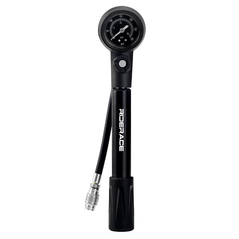 Shock Pump 300PSI Pressure With Gauge Bicycle
