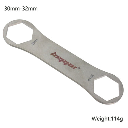 HEPPE Bike Fork Shoulder Wrench Bicycle Front Fork Repair Tool Fork Cap Spanner 8-12T/24/26/27/28/30/32mm for XCR XCT XCM ST RST