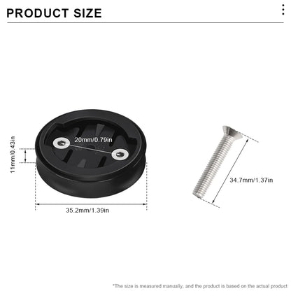 RIDERACE Bicycle Computer Holder For Garmin GPS Top Cap Mount Bracket