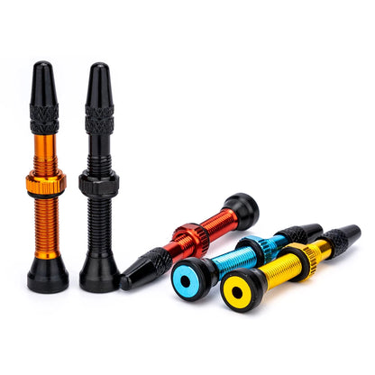 ZTTO Bicycle Tubeless Valves Stems 60mm Presta 40mm No Tubes FV With Integrated Valve Core for Road bike MTB Tire