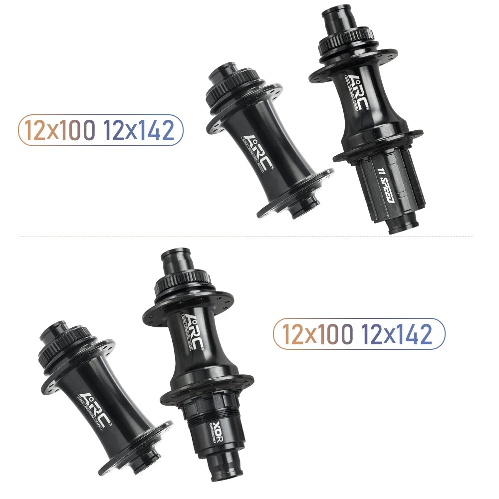 ARC Road Bike Hub Center Lock Disc Brake 6 Sealed Bearing Hub  4 Pawls 48 Clicks For HG XDR 8 9 10 11 12 Speed
