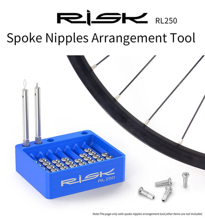 Risk Spoke Nipple Arrangement Tool fit to 13G/14G/15G Spoke Nipples within 17mm
