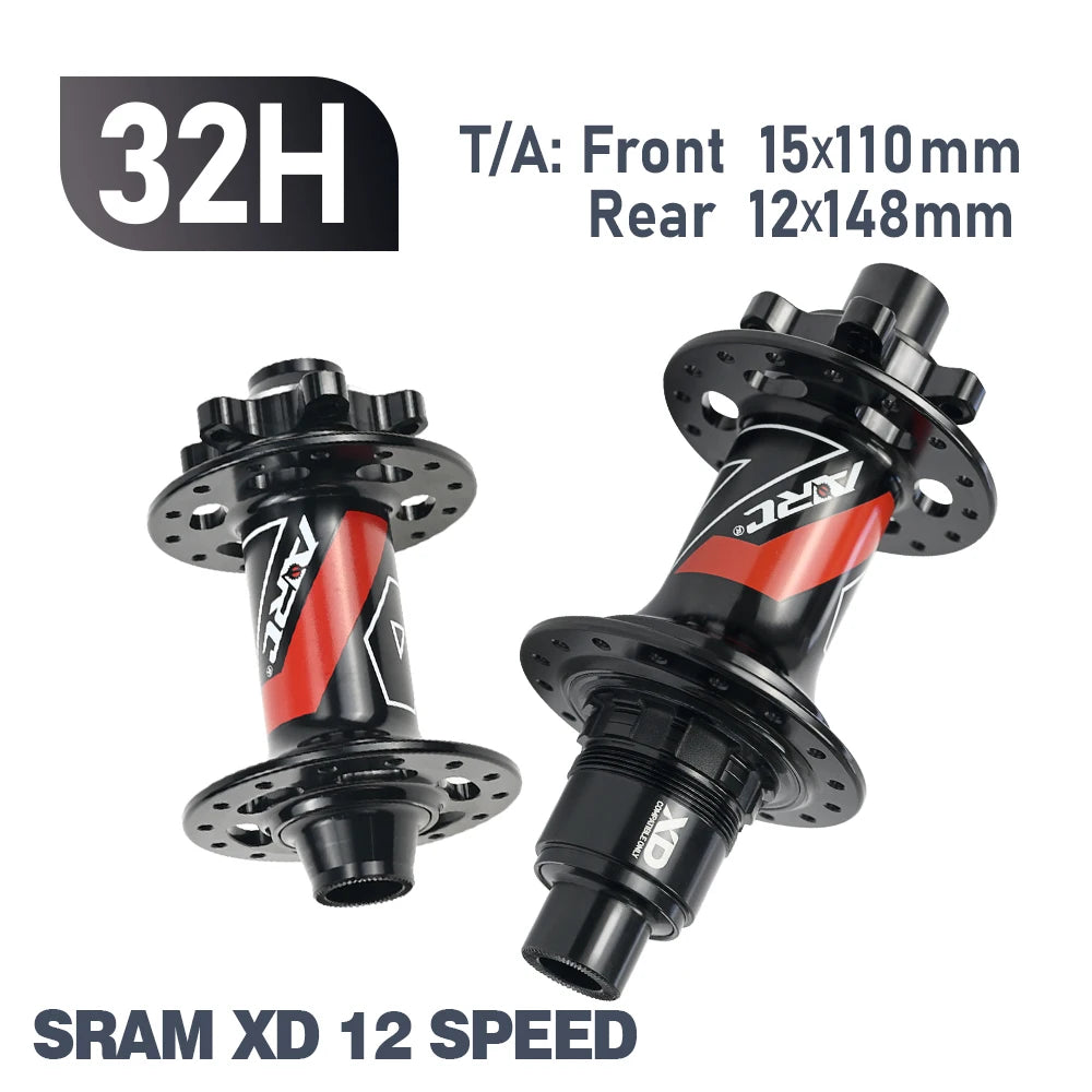 ARC 009 32 Holes 4 Sealed Bearing Hubs HG/XD MS 8 9 10 11 12-speed 6 Claws 114 Clicks