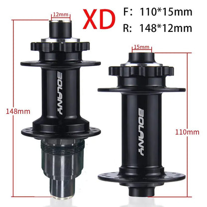 BOLANY  Hubs 110x15 148x12  XD/HG/MS 32 Hole