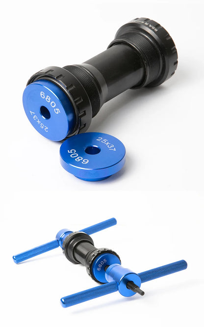 Bicycle Hub/Bottom Bracket Bearing Extractor Installation Press Set