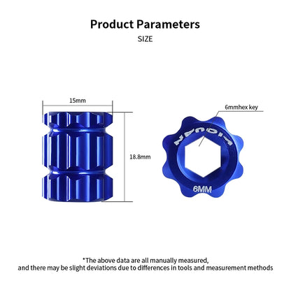 Magnetic Bicycle Crank Installation Tool for Removing and Installing Crank Arm Adjustment Caps Bicycle Repair Tools