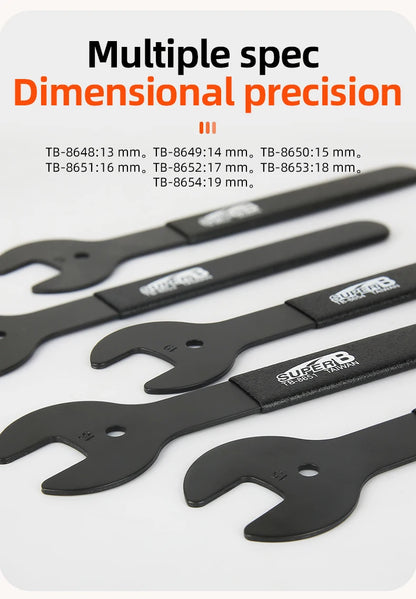 Super B Bicycle Tools Hub Cone Spanner 13-19mm
