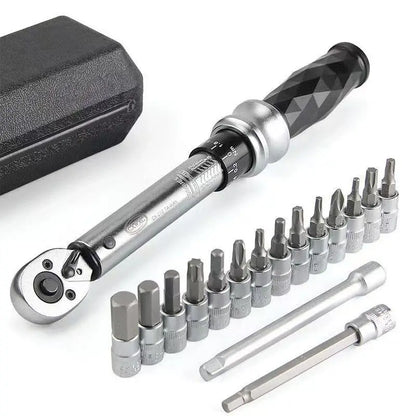 Bike Hand Bicycle Tools 1-25 NM Bike Ratchet Torque Wrench Kit Multifunction Bicycle Repair Tools Hexagon Key Set Cycling Tools