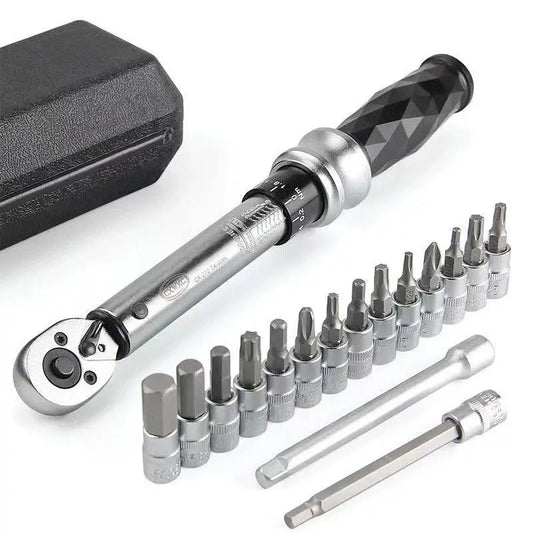Bike Hand Bicycle Tools 1-25 NM Bike Ratchet Torque Wrench Kit Multifunction Bicycle Repair Tools Hexagon Key Set Cycling Tools