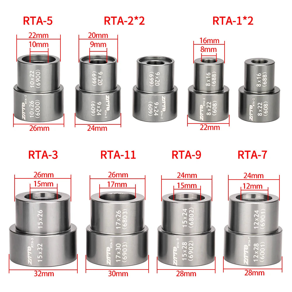 ZTTO Installation Extractor Hub Frame Bottom Bracket Bearing Press Set