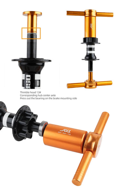 Bicycle Bearing Extractor Installation Removal Tool Kit